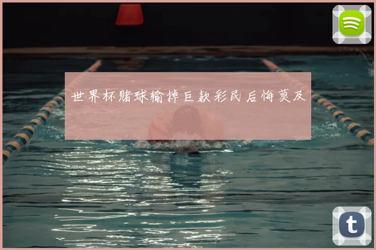 世界杯赌球输掉巨款彩民后悔莫及