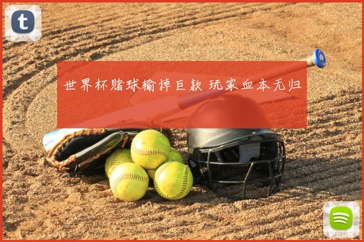 世界杯赌球输掉巨款 玩家血本无归